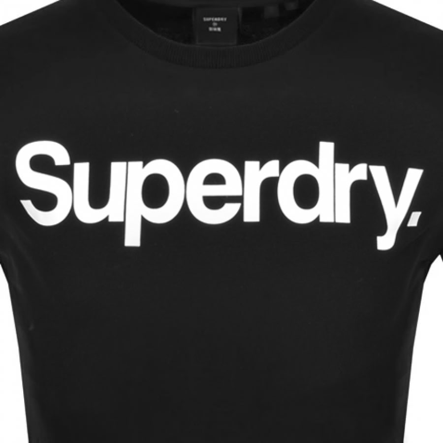 Alternative Image for ProductSuperdry Short Sleeved T Shirt Black3